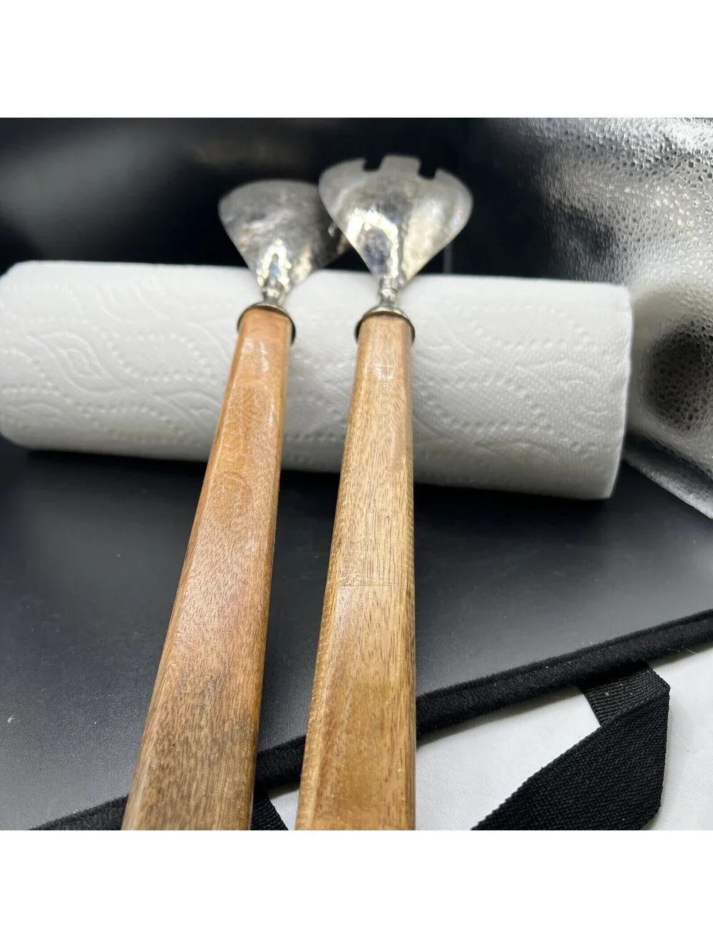 Vintage Salad Spoon And Fork